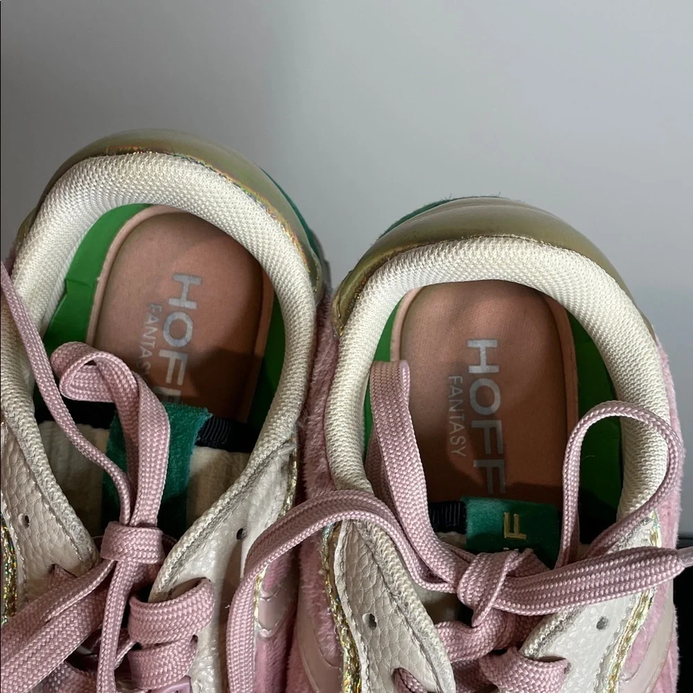 HOFF | Women’s Pink Suede Fantasy Trainer Sneakers Size 7.5